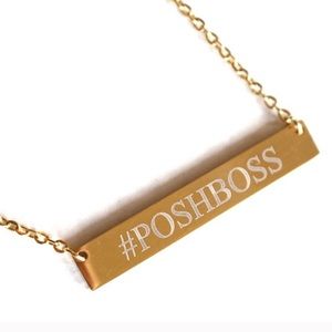 🆕 <Boutique> #Poshboss Gold Custom Necklace